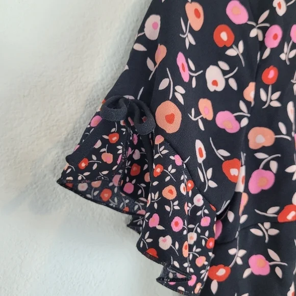 Talbots floral fit and flair dress - Picture 11 of 13